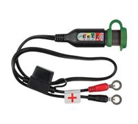 OptiMate MONITOR O-127 12,8V/13,2V Moniteur de batterie lithium - Câble de batterie permanent avec indicateur LED du système de charge - Avec connecteur SAE