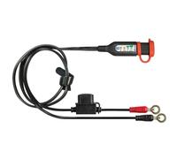 Optimate Monitor O-128 12V Moniteur de l'état et du système de Charge de la Batterie - Câble de Batterie résistant aux intempéries avec indicateur LED à 4 Niveaux et connecteur SAE