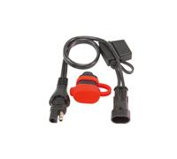 OptiMate O-57 câble Batterie SAE avec Protection étanche. câble de Charge pour Moto et véhicule. Durable et résistant aux intempéries