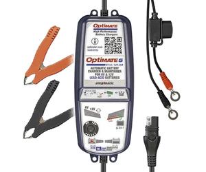 Optimate OM OPTIMATE5 6-Step Véritable Chargeur et Mainteneur, 12 V,/6V 2.8 A