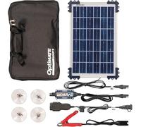 OptiMate Solar Duo 10W Autokit - Chargeur et Mainteneur de Batterie Solaire Intelligent 12V avec Adaptateur OBDII - Entretien Sûr de la Batterie pour Voiture, Camping-Car, ATV, Moto et Jetski