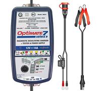Optimate TecMate 7 Select, TM-250, Chargeur-Mainteneur-Récupérateur de batterie étanche 12 V 10 A en 9 étapes