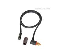 Optimate Zubehör O39 DC auf 12V DIN Bike-Stecker 60cm (90°) für beheizbare Kleidung