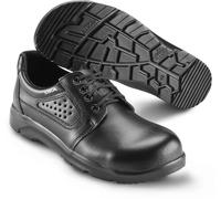 Optimax Chaussures à Lacets avec Perforation et Renfort en Acier Noir s1 SRA BRG 191 - Noir - Noir, 42 EU