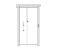 Optimea Kit de calfeutrage KIT-BAI-4M pour baies vitrées
