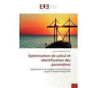 Optimisation de calcul et identification des paramètres - Jean Claude Rakotoarisoa - Universitaires Europeennes - broché - Essai