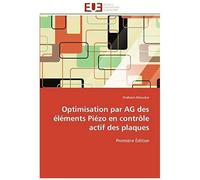 Optimisation Par Ag Des Éléments Piézo En Contrôle Actif Des Plaques