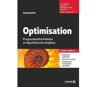 Optimisation - Programmation Linéaire Et Algorithme Du Simplexe