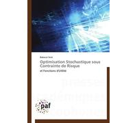 Optimisation stochastique sous contrainte de risque - Seck-B - P.academiques Francophones - broché - Essai