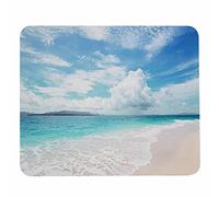 Optimisé Tapis de Gaming Pehede Plage d'été Ciel Bleu Mouse Pad Gaming Mousepad 25x30cm pour PC,Ordinateur,Souris