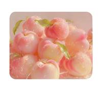 Optimisé Tapis de Souris Grandes pêches Roses Pastel Mousepad Gaming Mousepad 25x30cm pour Souris,PC,Bureau