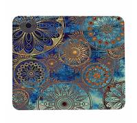 Optimisé Tapis Souris Pehede Vintage Or Mandala Motif Mousepad Souris de Bureau 25x30cm pour Jeux,Ordinateur,Claviers