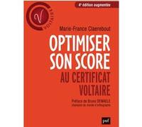 Optimiser son score au Certificat Voltaire Marie-France Claerebout (Auteur)