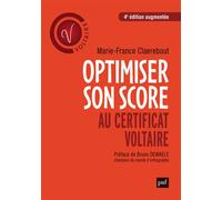 Optimiser son score au Certificat Voltaire - Marie-France Claerebout - Puf - broché - Méthode de langue