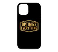 Optimiser Tout Biohacking Biohacker Entrepreneur Devis Coque pour iPhone 12/12 Pro
