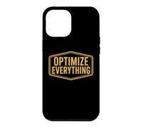 Optimiser Tout Biohacking Biohacker Entrepreneur Devis Coque pour iPhone 12 Pro Max