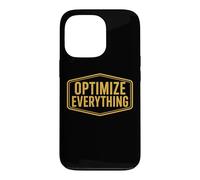 Optimiser Tout Biohacking Biohacker Entrepreneur Devis Coque pour iPhone 13 Pro