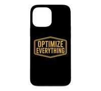 Optimiser Tout Biohacking Biohacker Entrepreneur Devis Coque pour iPhone 13 Pro Max