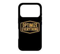 Optimiser Tout Biohacking Biohacker Entrepreneur Devis Coque pour iPhone 17 Pro