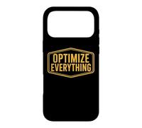 Optimiser Tout Biohacking Biohacker Entrepreneur Devis Coque pour iPhone 17 Pro Max