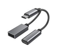 Optimisez le potentiel de votre appareil grâce à notre adaptateur USB Type-C vers USB-A 2-en-1 de pointe, offrant une charge rapide PD de 60 W et