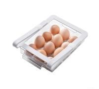 Optimisez l'espace de stockage des aliments avec les organiseurs de tiroir de réfrigérateur, conçus pour s'adapter sous les étagères de réfrigérateur de 0 à 165 cm d'épaisseur (5)