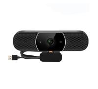 Optimisez votre espace de travail avec une webcam résolution 2K, autofocus TOF, microphones à réduction de bruit et haute compatibilité pour des
