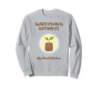 Optimiste du Jardinage, Jardinage Amusant, Jardinier lotissement Sweatshirt