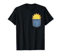 Optimiste, Joyeux Soleil dans sa Poche, Mignon et ensoleillé T-Shirt