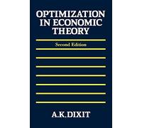 Optimization in Economic Theory