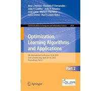 Optimization, Learning Algorithms and Applications: 5th International Conference, OL2A 2025, Sesti Levante, Italy, April 28-30, 2025, Proceedings, Part II