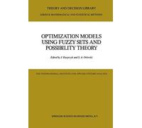 Optimization Models Using Fuzzy Sets And Possibility Theory