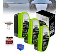 Optimo Pro Pour Vitre, 2025 New Upgraded Automotive Oil Film Cleaning Brush, Car Glass Stain Remover For All Vehicles With Supplementary Fluid, Improves Clarity and Visibility (3PCS)