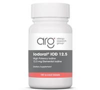 Optimox, Iodoral 12,5mg, avec Iode et Iodure de Potassium, Dépôt, 180 Comprimés végétaliens, Testé en Laboratoire, Végétarien, Sans Gluten, Sans Soja, Sans OGM
