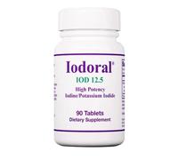 Optimox, Iodoral 12,5mg, avec Iode et Iodure de Potassium, Dépôt, 90 Comprimés végétaliens, Végétarien, Sans Gluten, Sans Soja, Sans OGM