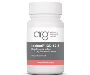 Optimox, Iodoral 12,5mg, avec Iode et Iodure de Potassium, Dépôt, 90 Comprimés végétaliens, Végétarien, Sans Gluten, Sans Soja, Sans OGM