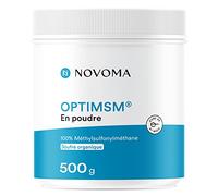 Novoma OptiMSM en poudre - MSM 100% d'origine végétale, 500 g
