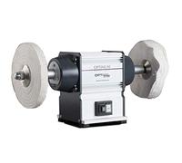Optimum 3101540 Polisseuse OPTIpolish GU 20P pour métal, moteur sans entretien 0,6 kW 2 disques de polissage