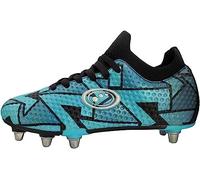 OPTIMUM Aztec Rugby-Schuhe: Überlegene Mobilität, Präzision und Komfort | Leichtes PU-Obermaterial, Ergonomisches 6-Stollen-Design, Asymmetrische Struktur für Präzises Kicking, 45 EU
