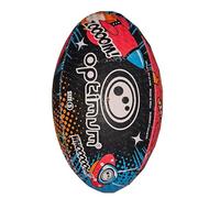 OPTIMUM Ballon de Rugby Space Monster, SpaceMonster, Midi Unisex-Youth, Multicolore