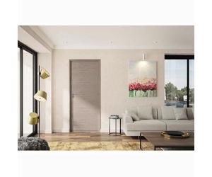 OPTIMUM Bloc Porte ajustable décor chêne taupe VERONE - 204 x 83 cm Droit