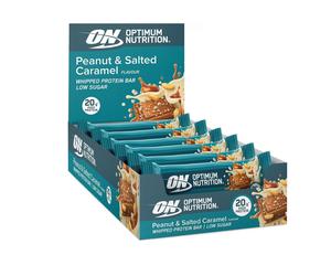 Optimum Nutrition Barre protéinée Whipped, Cacahuète & Caramel salé 60 g x 10 barres