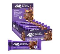 OPTIMUM NUTRITION Barres protéinées saveur noisette chocolat et caramel - 10 x 70 g