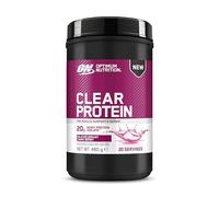 Optimum Nutrition Clear Whey Isolate, 20 g d’Isolat de Protéines Whey, Cassis, Zéro Sucre, les Protéines Contribuent à la Croissance Musculaire, 480 g, 20 Portions