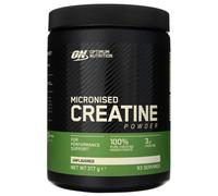 Optimum Nutrition Créatine Micronisée en Poudre, Sans Arôme, 317g, 93 Doses