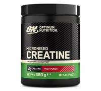 Optimum Nutrition - Créatine Monohydrate Micronisée Powder 360 g Pure Sans Additifs Fruit Punch