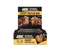 OPTIMUM NUTRITION Crispy Barres protéinées saveur beurre de cacahuète - 10 x 65 g