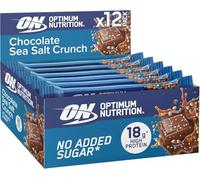Optimum Nutrition Crunchy Protein Bar (12x55g) Chocolat Sel de mer Crunch