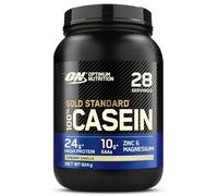 Optimum Nutrition Gold Standard 100% caséine protéine en poudre avec zinc, magnésium et acides aminés, favorise croissance & réparation musculaire de nuit, saveur Vanille Crémeuse, 28 doses, 924 g