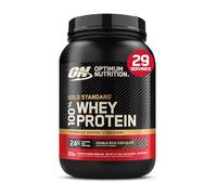 Optimum Nutrition Gold Standard 100% Whey, Poudre de Protéines pour Construction et Récupération Musculaire, avec Glutamine et Acides Aminés BCAA Naturels, Double Chocolat, 29 Portions, 899 g